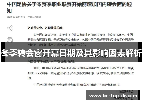 冬季转会窗开幕日期及其影响因素解析